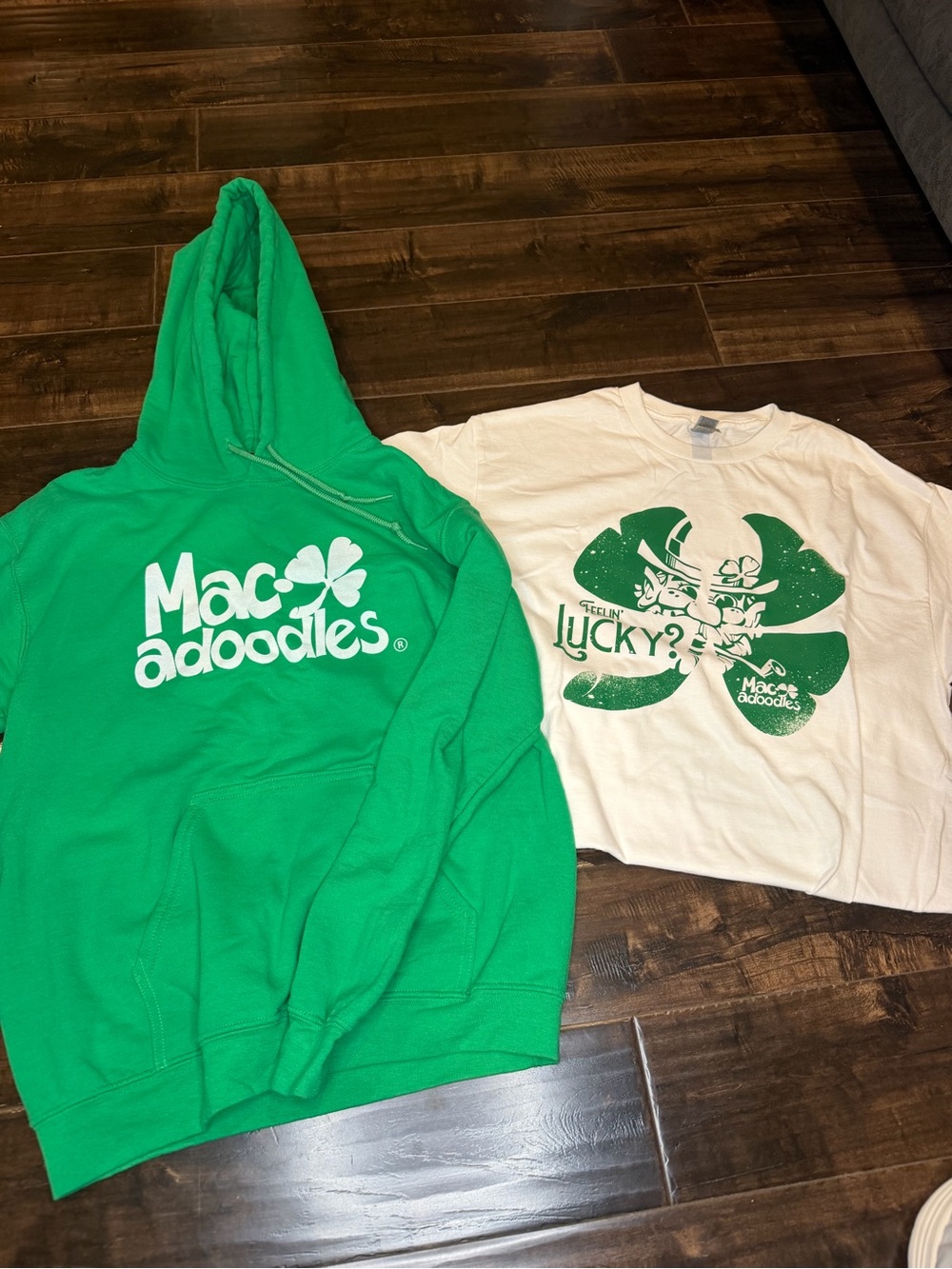 Macadoodles St. Patrick's Day Merch Bundle (2 Items)